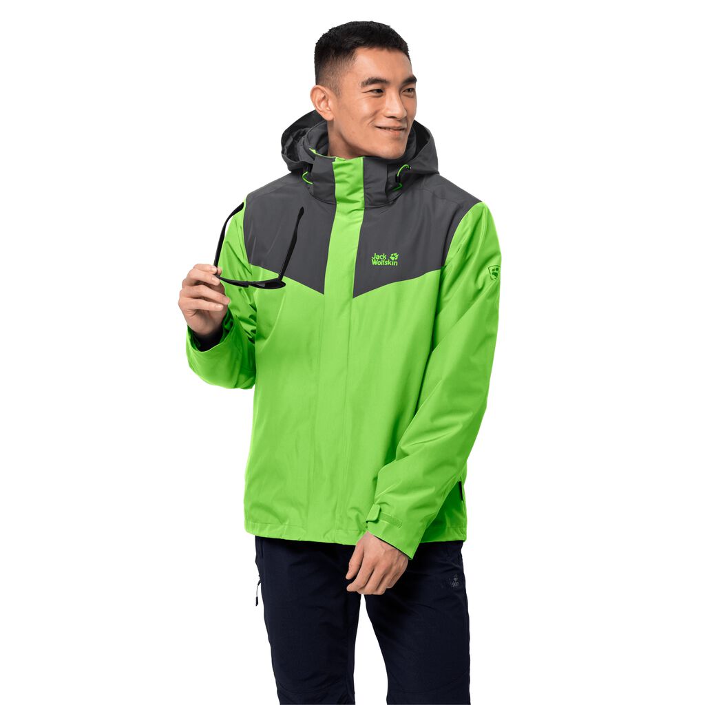 Jack Wolfskin ARLAND Vestes Homme Vert - LEKBQAT-07